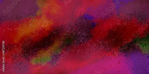 Digital watercolor background with Star field in galaxy space with nebulae, abstract watercolor digital art painting starlight nebula in galaxy at universe. Dark Night Sky Deep Space background.
