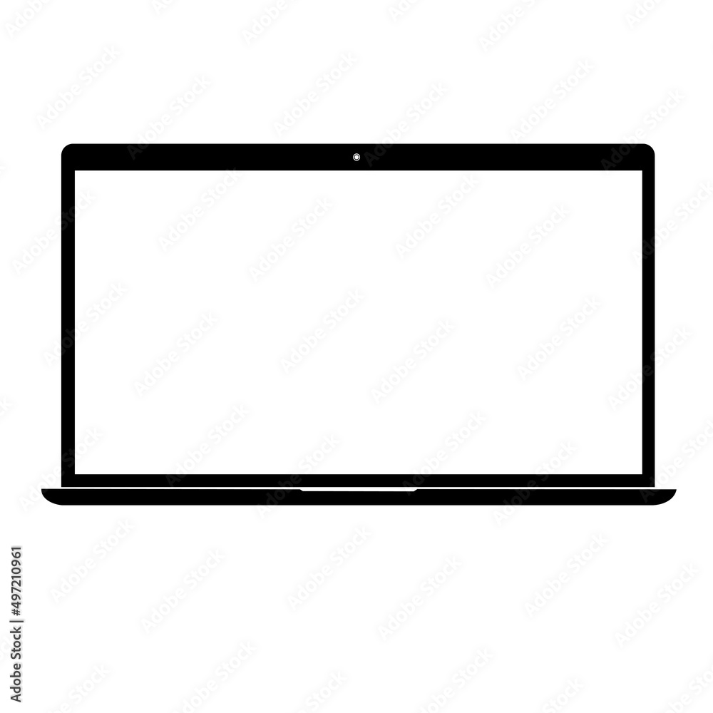 laptop notebook with white screen vector illustration eps 10 laptop notebook with white screen vector illustration eps 10