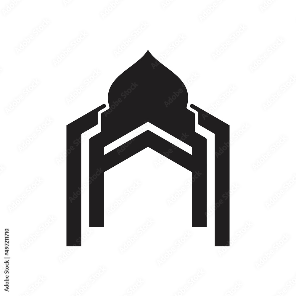 Fototapeta premium Islamic logo, Mosque