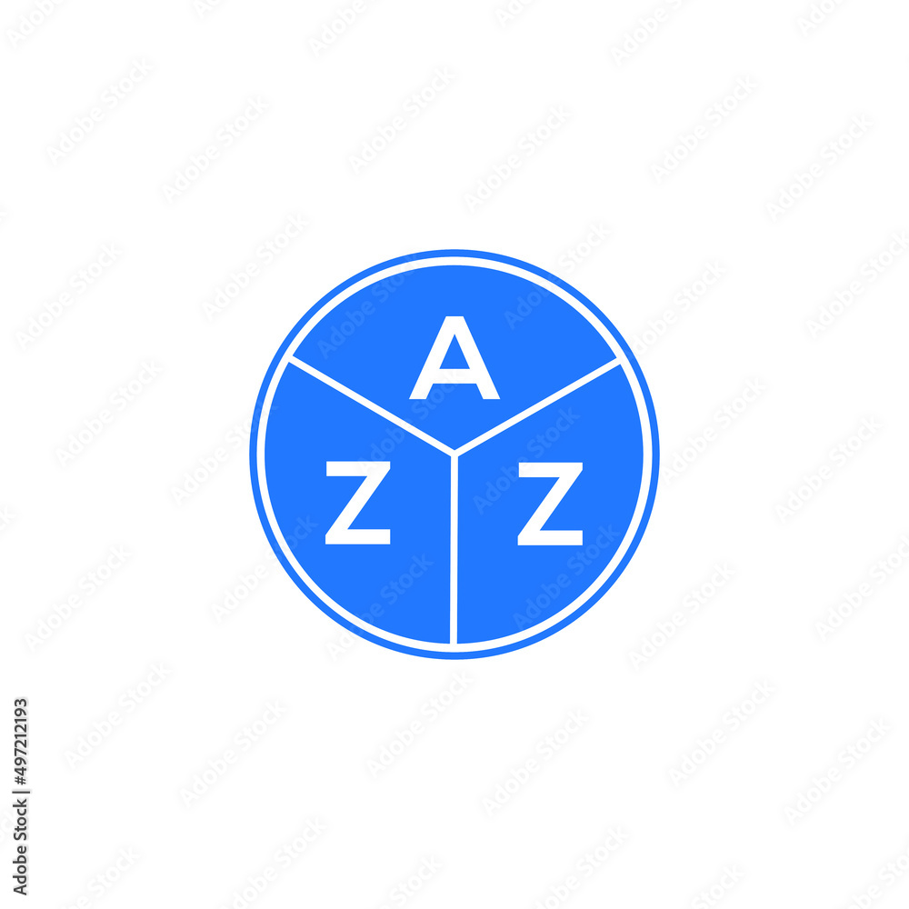 AZZ letter logo design on white background. AZZ creative circle letter logo concept. AZZ letter design. AZZ letter logo design on white background. AZZ creative circle letter logo concept. AZZ letter design.