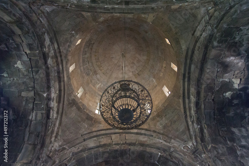 Ceiling in the historic Surb Poghos Petros church on the territory of Tatev Monastery. Armenia