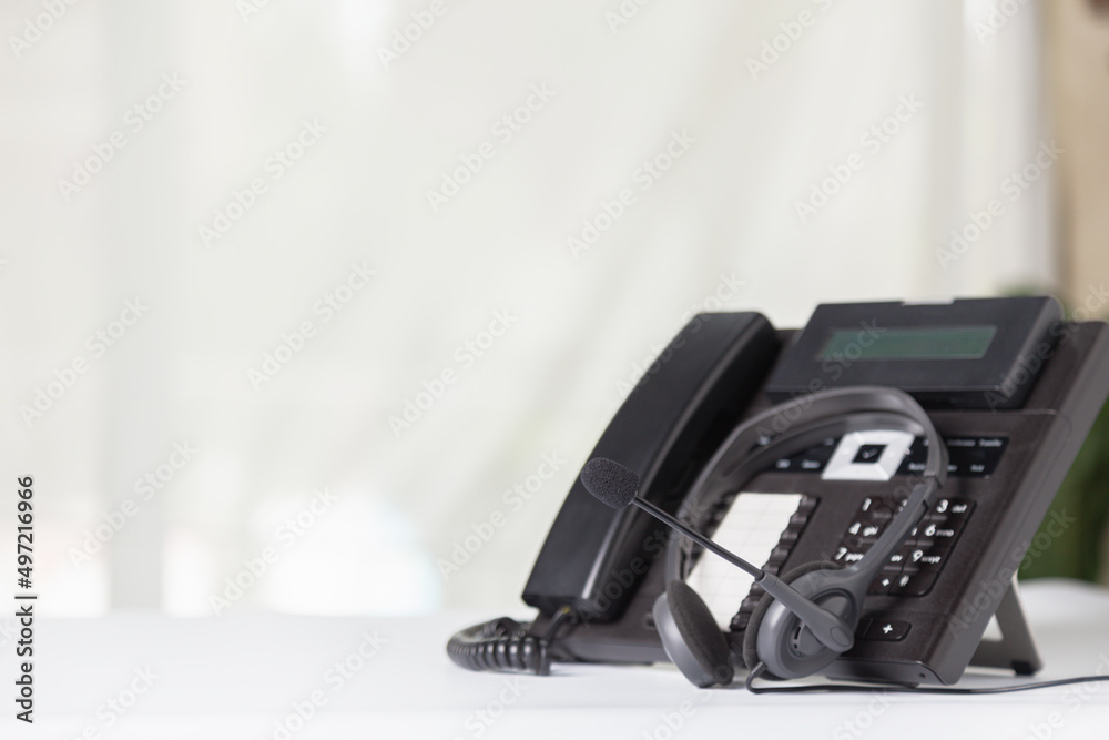 Communication support, call center and customer service help desk.for (call center) concept Communication support, call center and customer service help desk.for (call center) concept