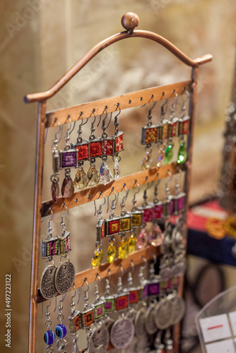 souvenir shop keychain display 