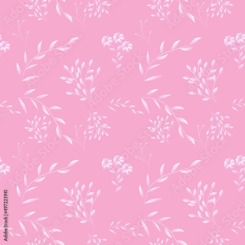 Seamless Pattern With Floral Motifs able to print for cloths  tablecloths  blanket  shirts  dresses  posters  papers.