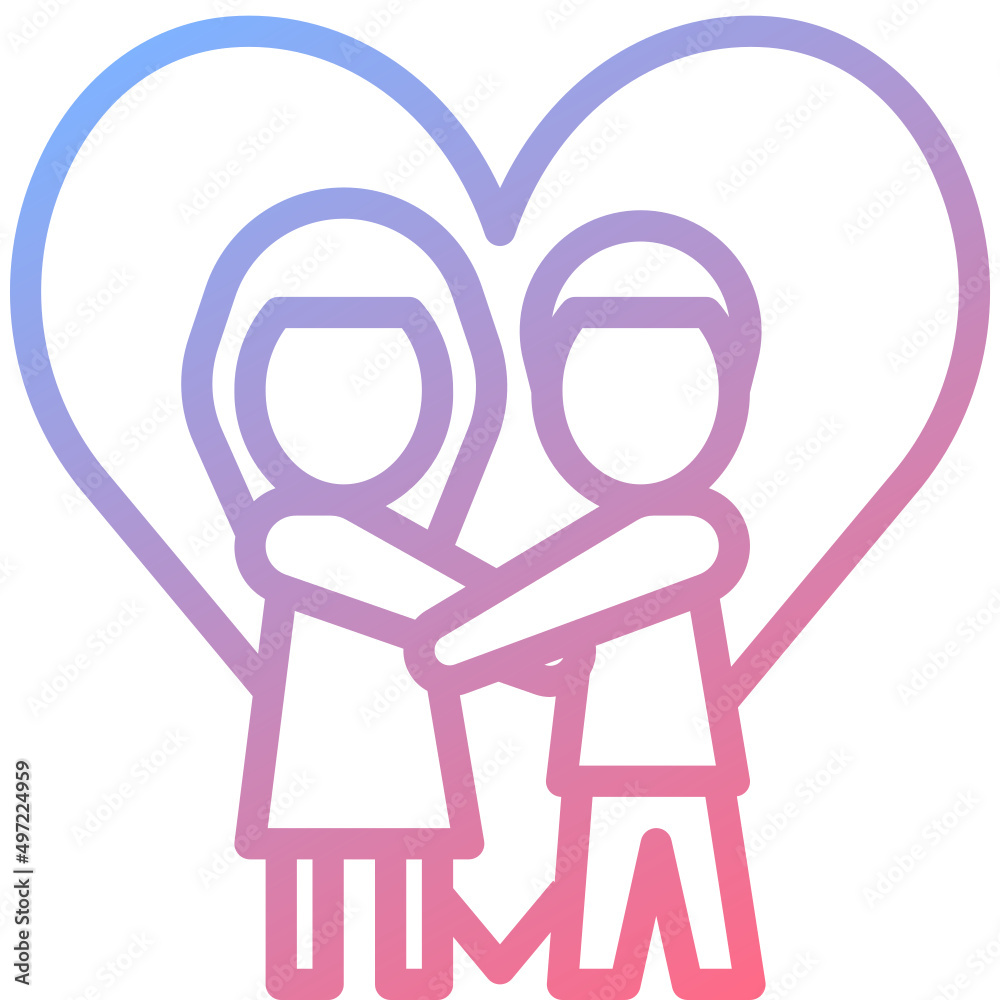 Dating couple icon Dating couple icon