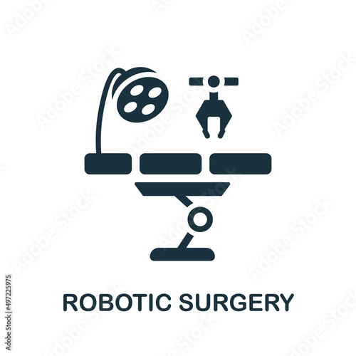 Robotic Surgery icon. Simple element from healthcare innovations collection. Creative Robotic Surgery icon for web design, templates, infographics and more