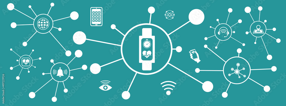 Concept of wearable technology Concept of wearable technology