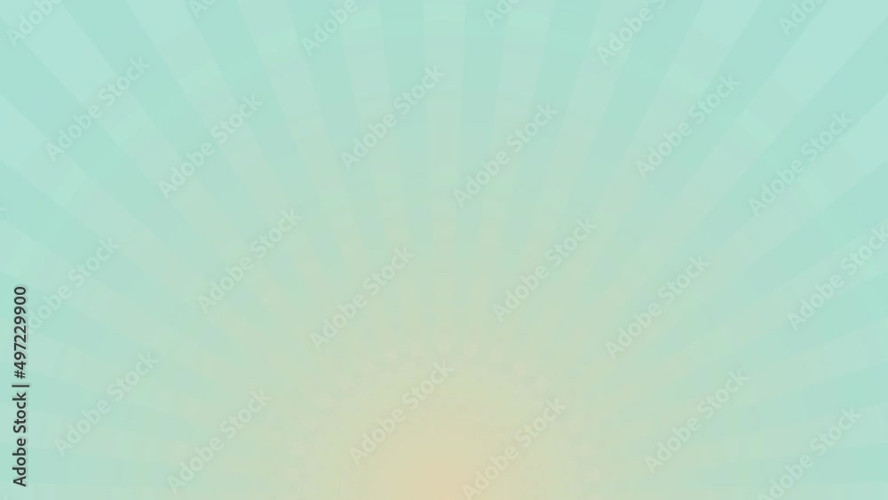 Video Hintergrund Nach Links Drehende Sonnenstrahlen Halbkreis Türkis Beige Video Hintergrund Nach Links Drehende Sonnenstrahlen Halbkreis Türkis Beige