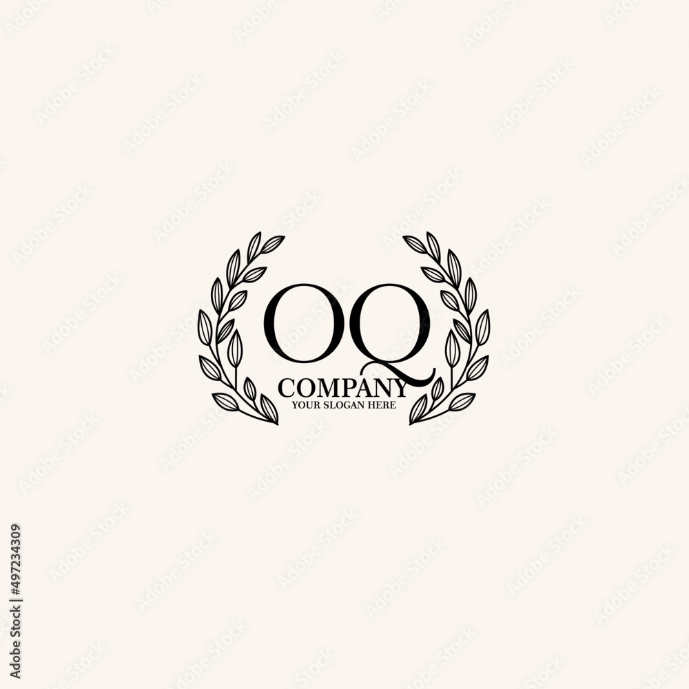 OQ Beauty vector initial logo art handwriting logo of initial signature, wedding, fashion, jewelry, boutique, floral OQ Beauty vector initial logo art handwriting logo of initial signature, wedding, fashion, jewelry, boutique, floral