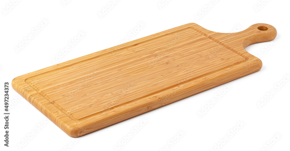 Wooden board isolated on white background, close up Wooden board isolated on white background, close up