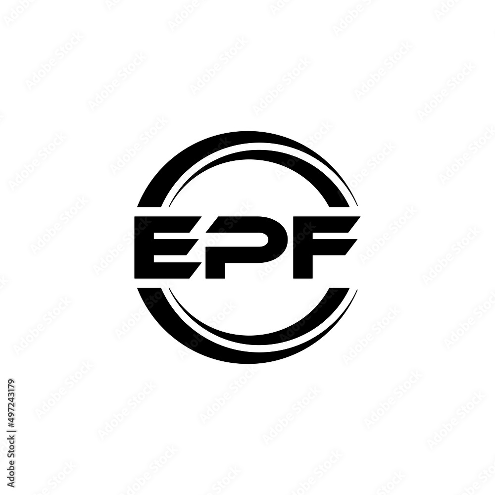 EPF letter logo design with white background in illustrator, vector logo modern alphabet font overlap style. calligraphy designs for logo, Poster, Invitation, etc. EPF letter logo design with white background in illustrator, vector logo modern alphabet font overlap style. calligraphy designs for logo, Poster, Invitation, etc.