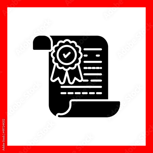 Certificate  Icon