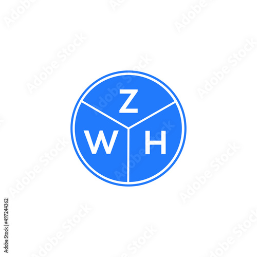 Free Download ZWH letter logo design on white background. ZWH  creative circle letter logo concept. ZWH letter design.
 - GFXLoad