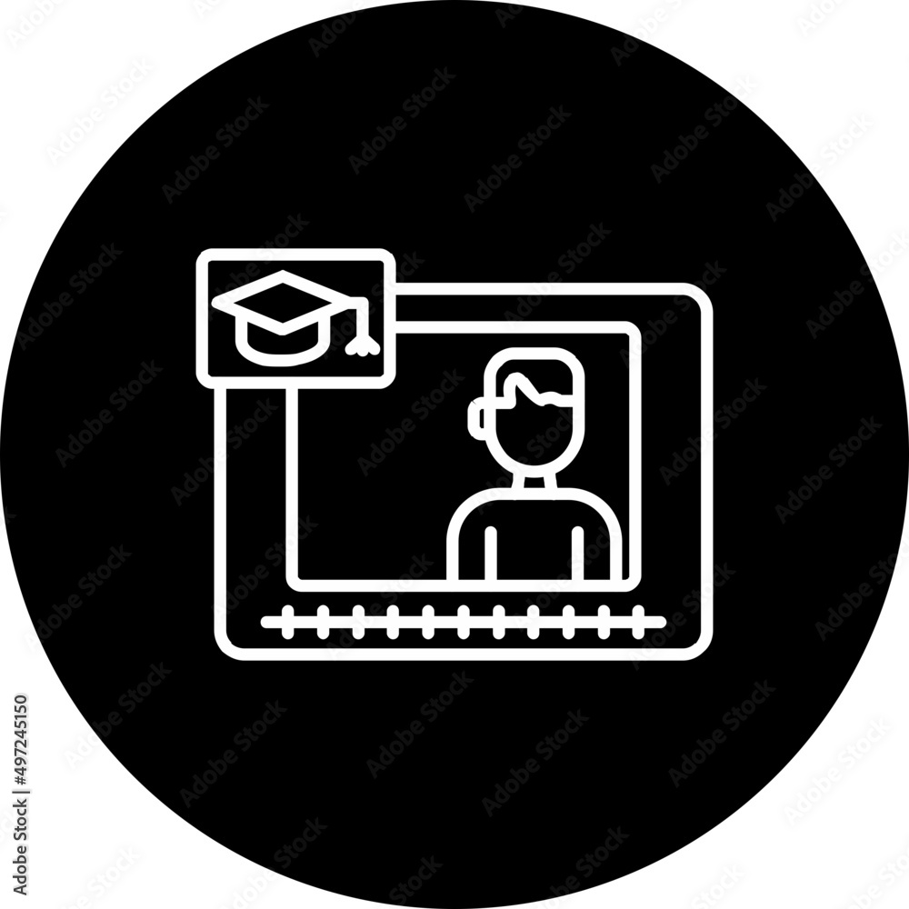 Online learning Icon Online learning Icon