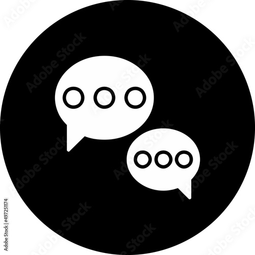 Speech Bubble Vector Icon