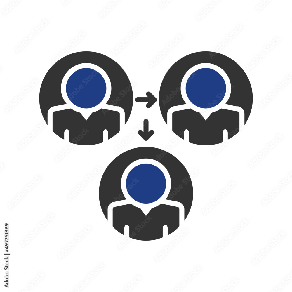 Teamwork Vector Icon Teamwork Vector Icon