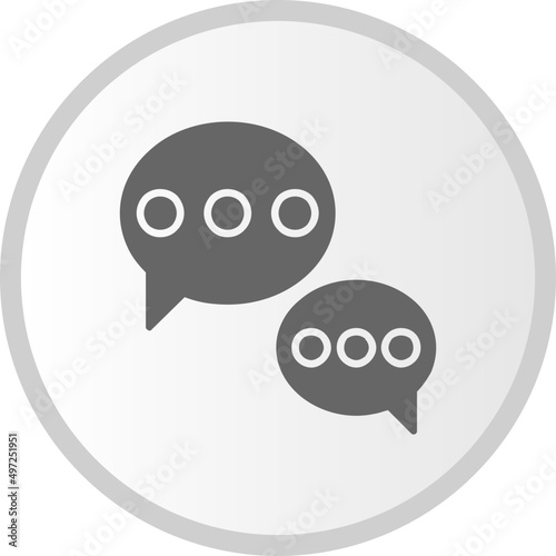 Speech Bubble Vector Icon