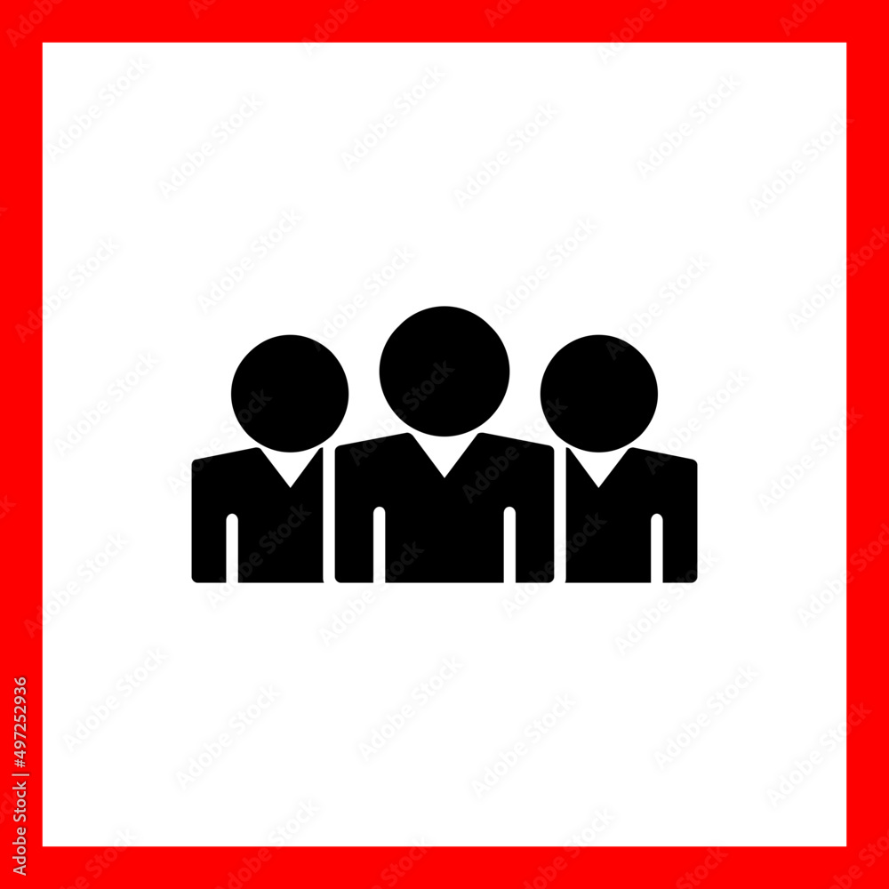 Team Vector Icon Team Vector Icon