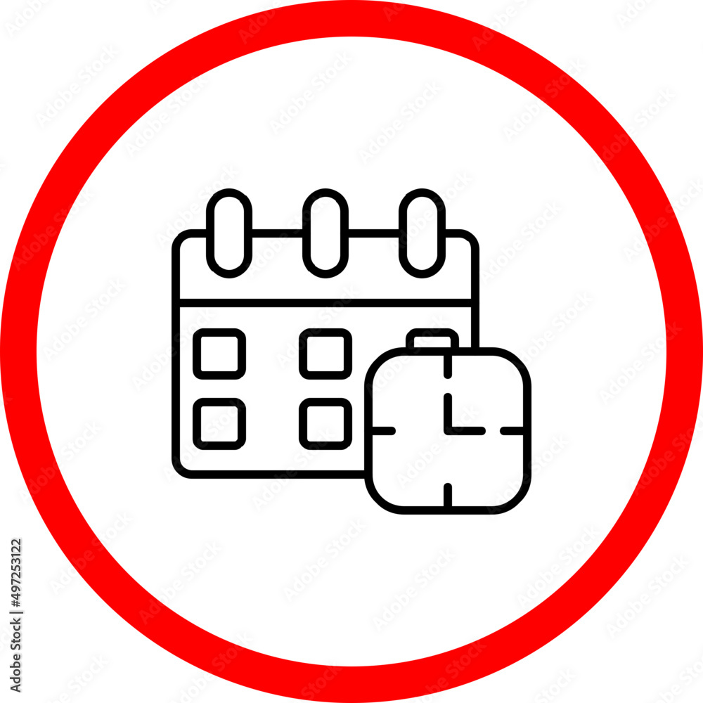 Scheduling Vector Icon