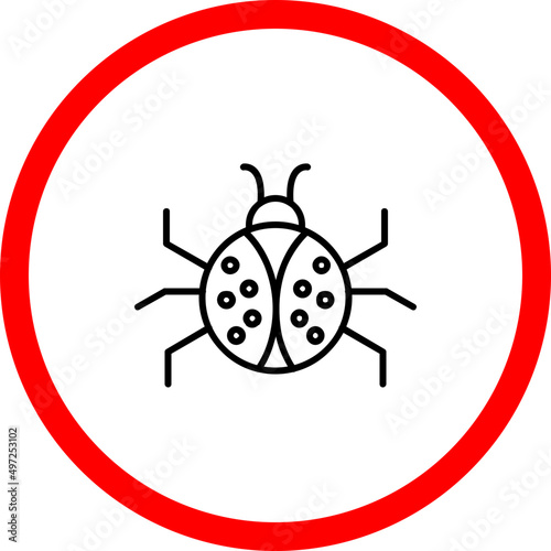 Bug Vector Icon
