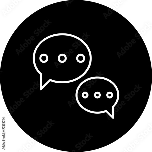 Speech Bubble Vector Icon