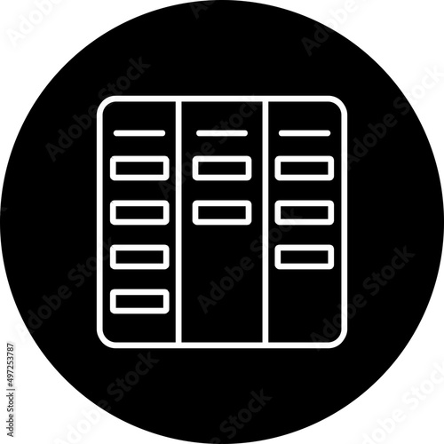 Kanban Vector Icon