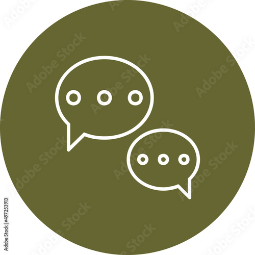 Speech Bubble Vector Icon