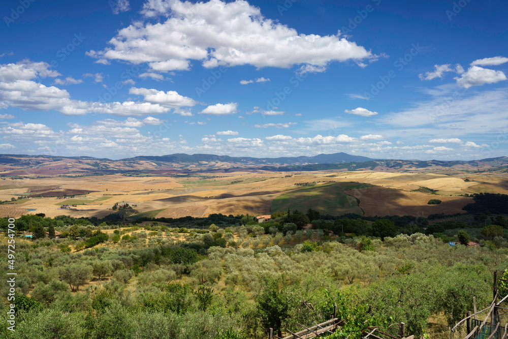 Rural landscape from Castiglione, Siena, Tuscany