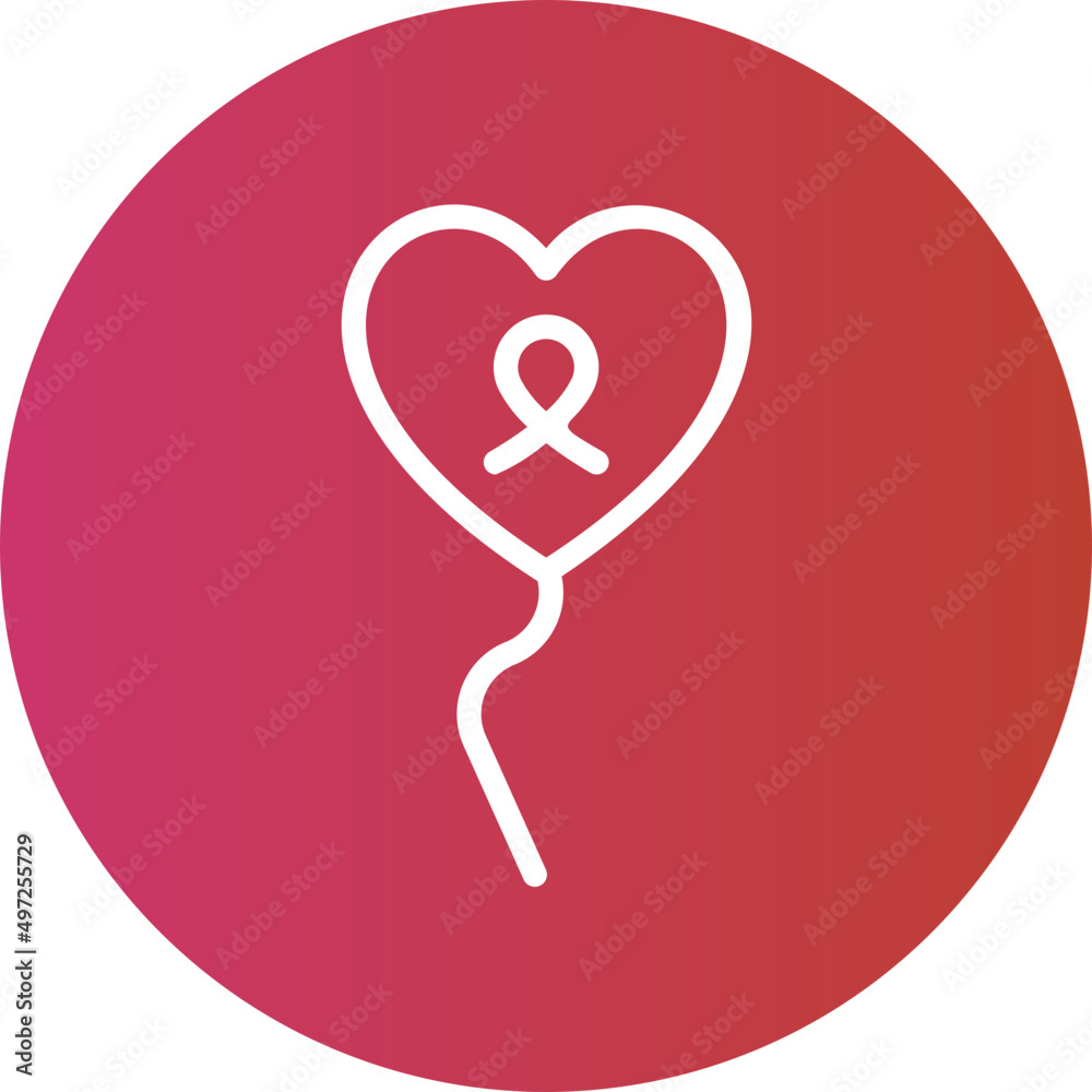 balloons gradient icon balloons gradient icon