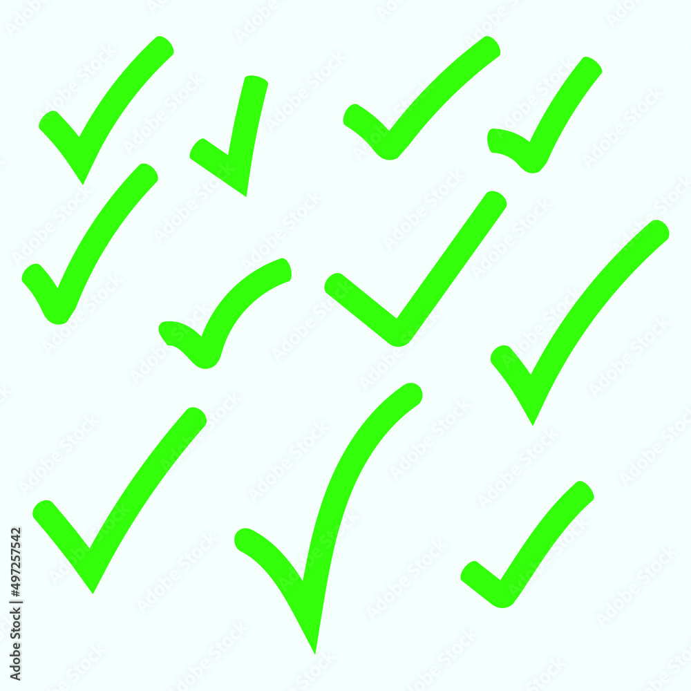 green check mark green check mark