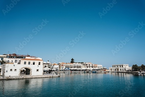 kleiner Hafen in Rethymno, Kreta, Griechenland © therealestmccoy