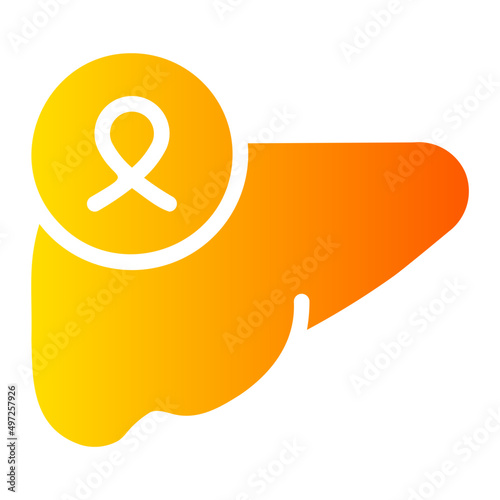 liver gradient icon