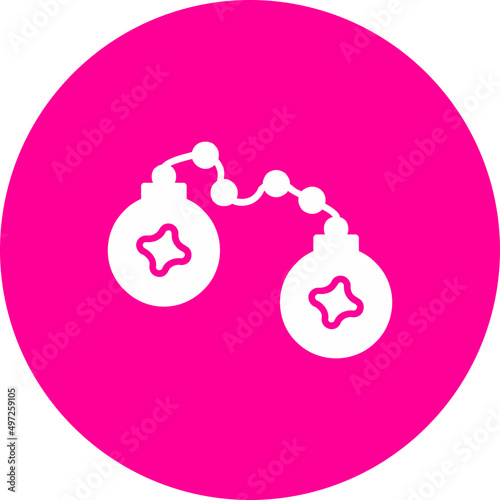 Handcuffs Vector Icon