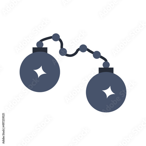 Handcuffs Vector Icon