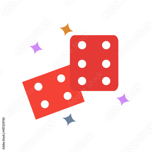 Dice Vector Icon