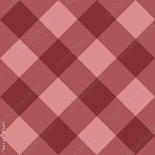 Seamless brown background - checkered vector pattern or grid texture for web design, desktop wallpaper or culinary blog website