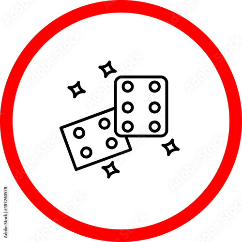 Dice Vector Icon