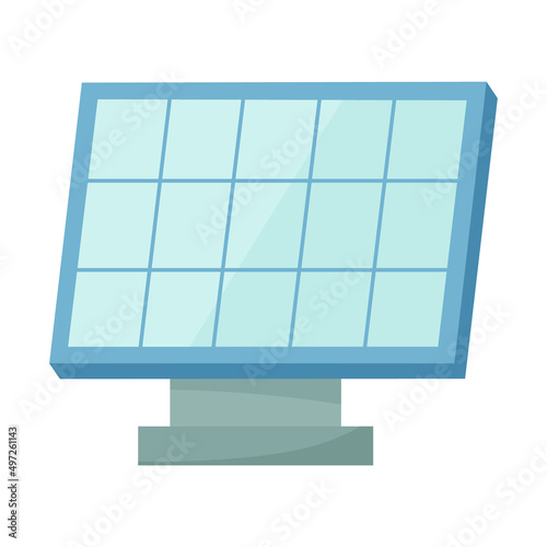 solar panel for home and production. renewable energy sources. solar power plant
