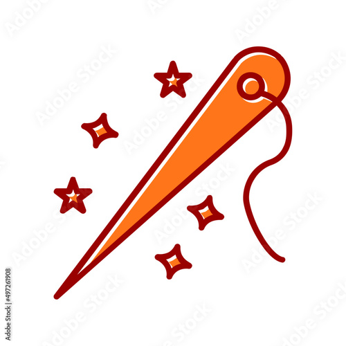 Needle Vector Icon photo