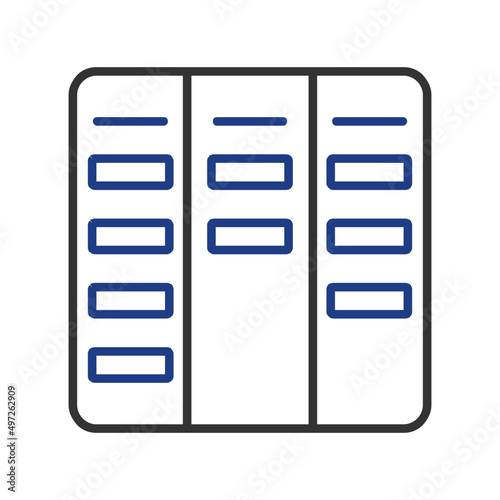 Kanban Vector Icon