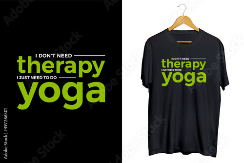 Modern yoga t-shirt design, Bold yoga day shirt, professional yoga typography t-Shirt vector