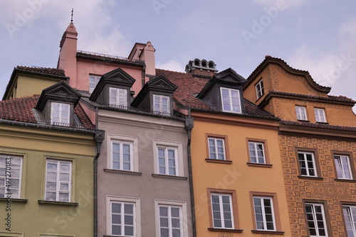 Many beautiful old buildings, streets and temples have been preserved in old Warsaw. Warsaw (Poland).