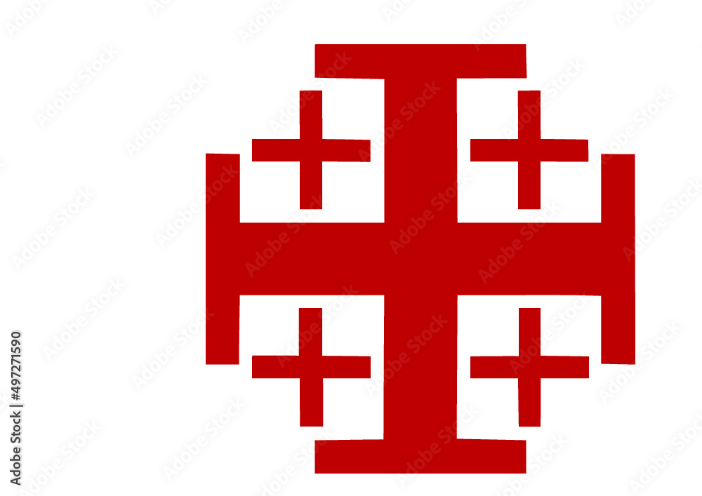 Obraz premium jerusalem cross