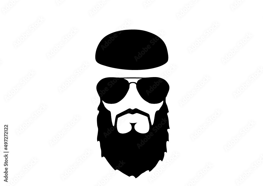 visage barbu