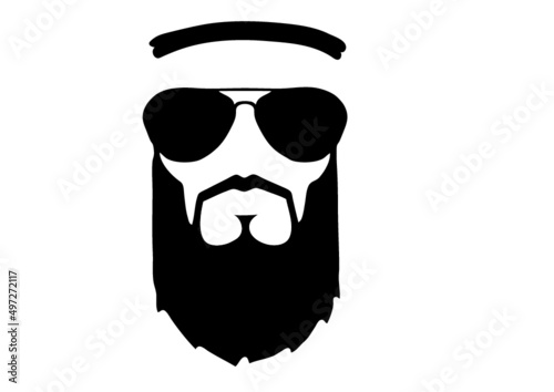 visage barbu