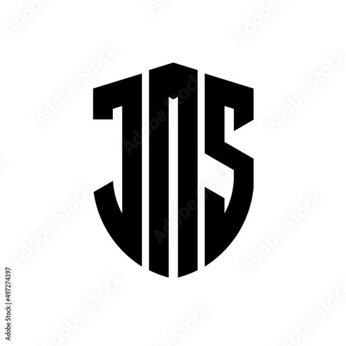 JMS letter logo design. JMS modern letter logo with black background. JMS creative  letter logo. simple and modern letter logo. vector logo modern alphabet font overlap style. Initial letters JMS 