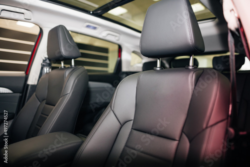 Front seats of a modern passenger car