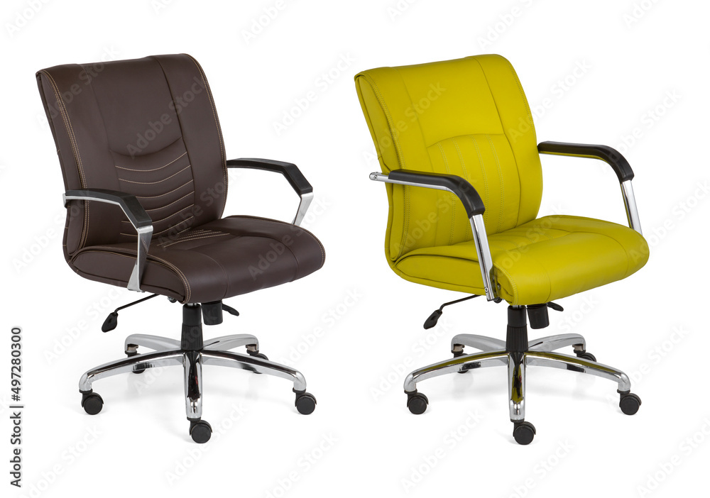 collection office chair isolated on white background collection office chair isolated on white background