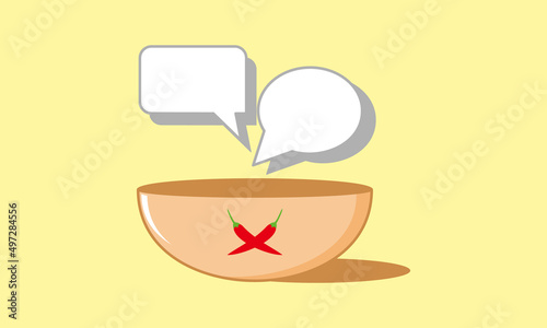 testimonial illustration of chili bowl symbol