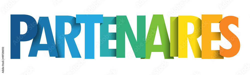 Bannière typographique PARTENAIRES
